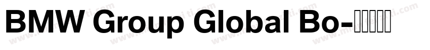 BMW Group Global Bo字体转换